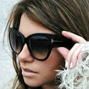 Fashion Gradient Cat Eye Women Vintage Sunglasses