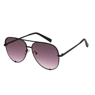 Unisex Gradient Mirror Toad Metal Frame Sunglasses