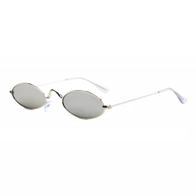 Men Women Vintage Metal Small Round Frame Sunglasses