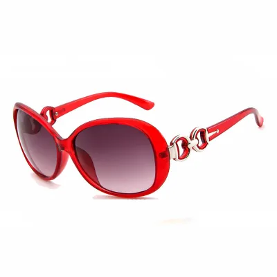 Creative Design Women Fashion Round Frame AC Lens Sunglasses