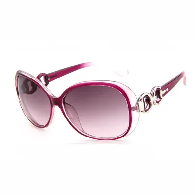 Creative Design Women Fashion Round Frame AC Lens Sunglasses