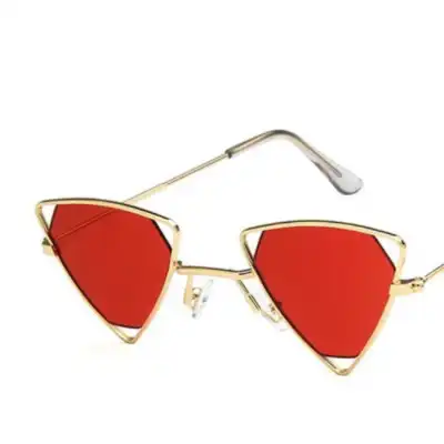 Men Women Openwork Metal Frame Fashion Vintage Sunglasses