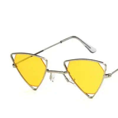 Men Women Openwork Metal Frame Fashion Vintage Sunglasses
