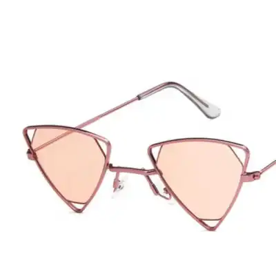 Men Women Openwork Metal Frame Fashion Vintage Sunglasses