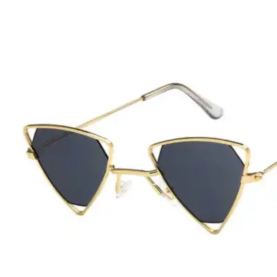 Men Women Openwork Metal Frame Fashion Vintage Sunglasses