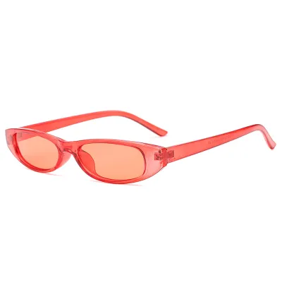 Small Frame Solid Color Fashion Women Sunglasses