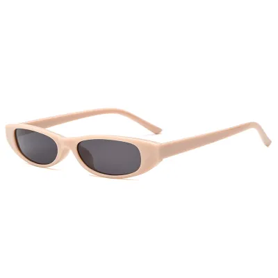 Small Frame Solid Color Fashion Women Sunglasses