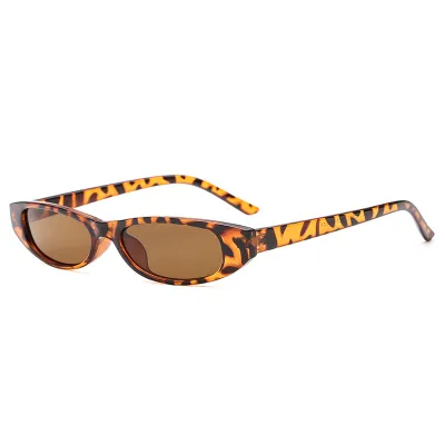 Small Frame Solid Color Fashion Women Sunglasses