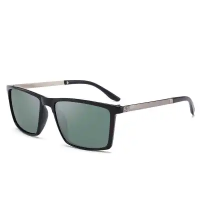 Polarized Square Retro Anti-Glare TAC Lens Men Sunglasses