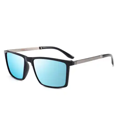 Polarized Square Retro Anti-Glare TAC Lens Men Sunglasses