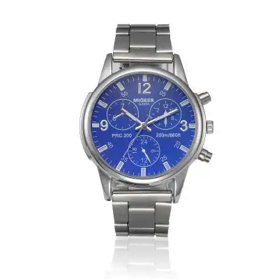 Fashion Casual Business Men Quartz Wrist Watch Alloy Band