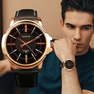 Men Fashion Waterproof Quartz Watch