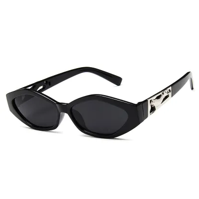 Women Vintage Oval Frame Sunglasses