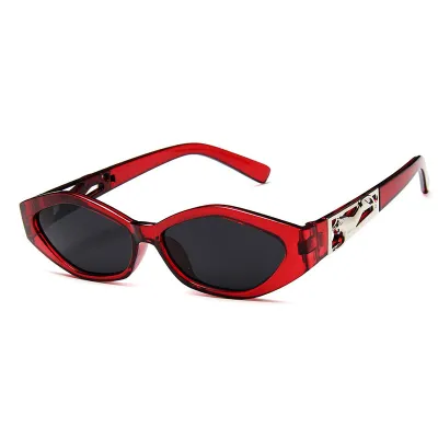 Women Vintage Oval Frame Sunglasses