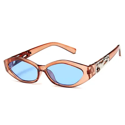 Women Vintage Oval Frame Sunglasses