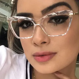 Fashion Women Square Full Frame Metal Vintage Sunglasses