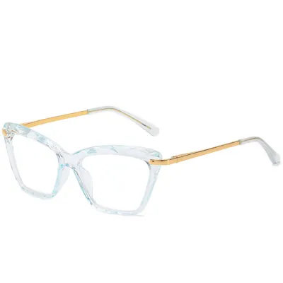 Fashion Women Square Full Frame Metal Vintage Sunglasses