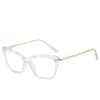 Fashion Women Square Full Frame Metal Vintage Sunglasses