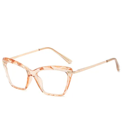 Fashion Women Square Full Frame Metal Vintage Sunglasses