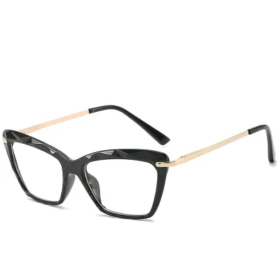 Fashion Women Square Full Frame Metal Vintage Sunglasses