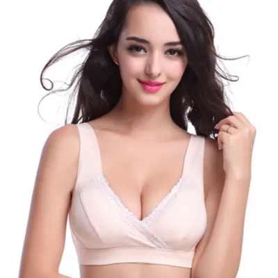 Lace Printing Breastfeeding Maternity Women Bra