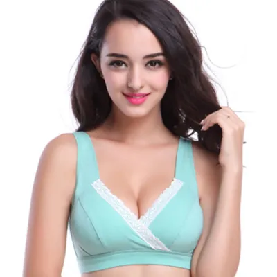 Lace Printing Breastfeeding Maternity Women Bra