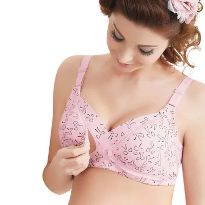 Maternity Push-Up Wireless Feeding Bra Cotton Sexy And Charming