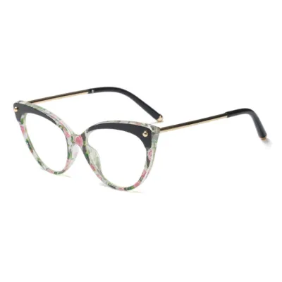 Cat Eye Leopard Pattern Frame Women Fashion Eyewear Sunglasses