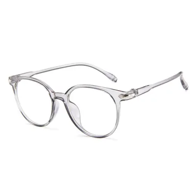Women Anti Blue Light Vintage Round Clear Lens Optical Eyeglasses Frame