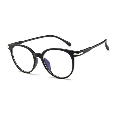 Women Anti Blue Light Vintage Round Clear Lens Optical Eyeglasses Frame