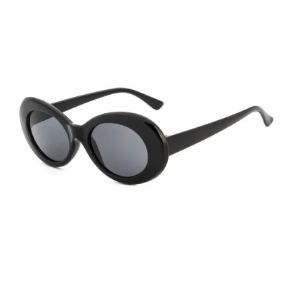 Round Retro Sunglasses for Men Women Fashion Resin Lens Plastic Frame