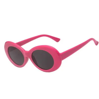 Round Retro Sunglasses for Men Women Fashion Resin Lens Plastic Frame