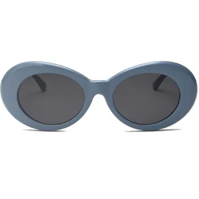 Round Retro Sunglasses for Men Women Fashion Resin Lens Plastic Frame