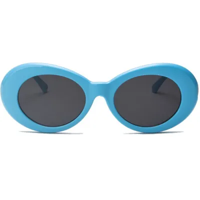 Round Retro Sunglasses for Men Women Fashion Resin Lens Plastic Frame