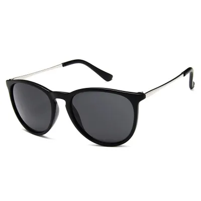 Vintage Cat Eye Mirrored Sunglasses for Men Women UV Protection