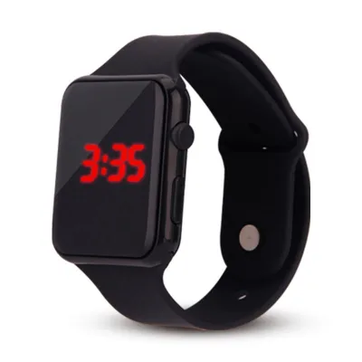 Digital Fitness LED Shell Adjustment Student Adult Electronic Watch