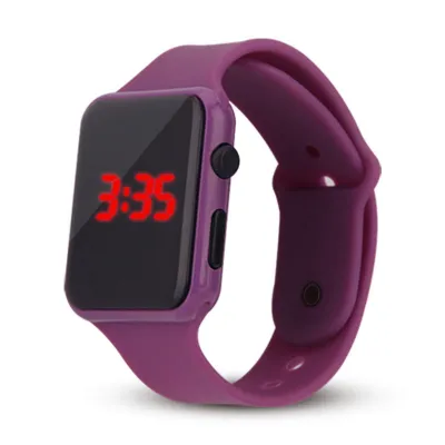Digital Fitness LED Shell Adjustment Student Adult Electronic Watch