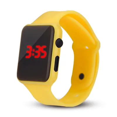 Digital Fitness LED Shell Adjustment Student Adult Electronic Watch