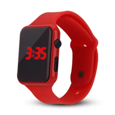 Digital Fitness LED Shell Adjustment Student Adult Electronic Watch