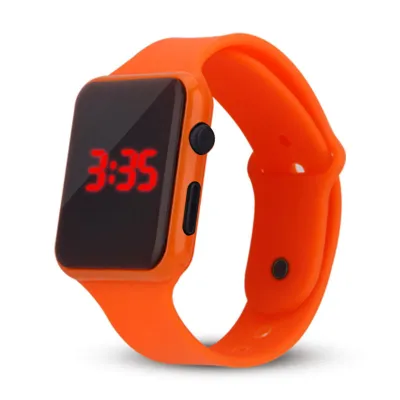 Digital Fitness LED Shell Adjustment Student Adult Electronic Watch