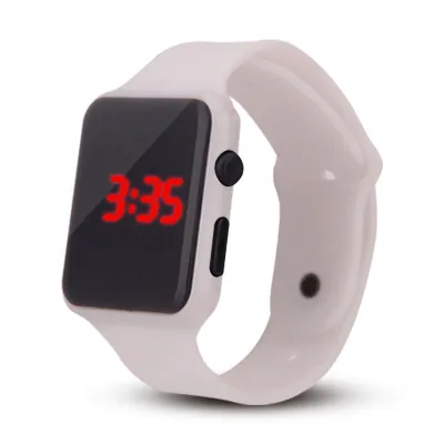 Digital Fitness LED Shell Adjustment Student Adult Electronic Watch