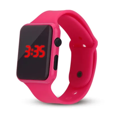 Digital Fitness LED Shell Adjustment Student Adult Electronic Watch