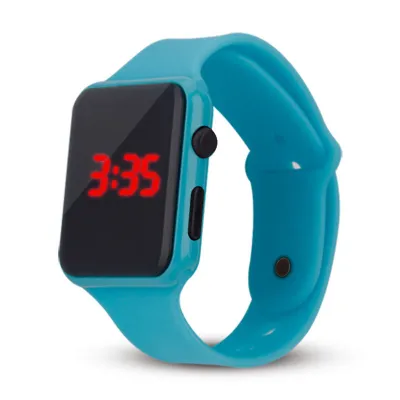 Digital Fitness LED Shell Adjustment Student Adult Electronic Watch