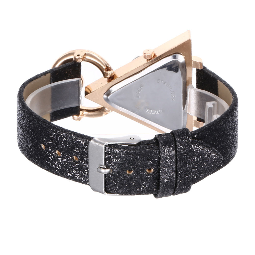 Wholesale Fashion Women Triangle Watch-face PU Band Quartz Watch