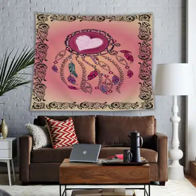 Bohemian Ethnic Style Elephant Print Tapestry Wall Hanging