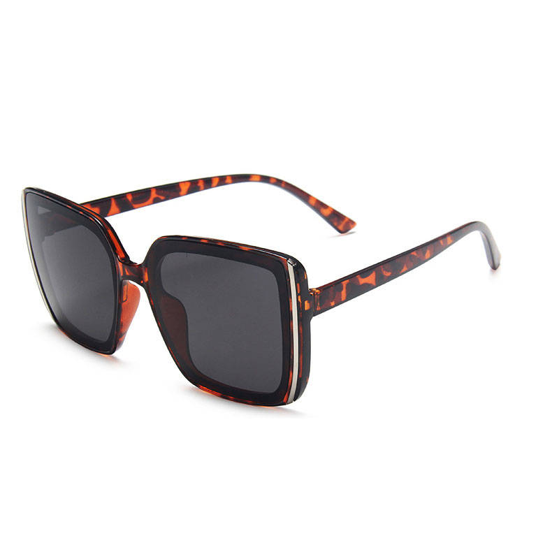 Wholesale Women Fashion Square Big Frame Sunglasses