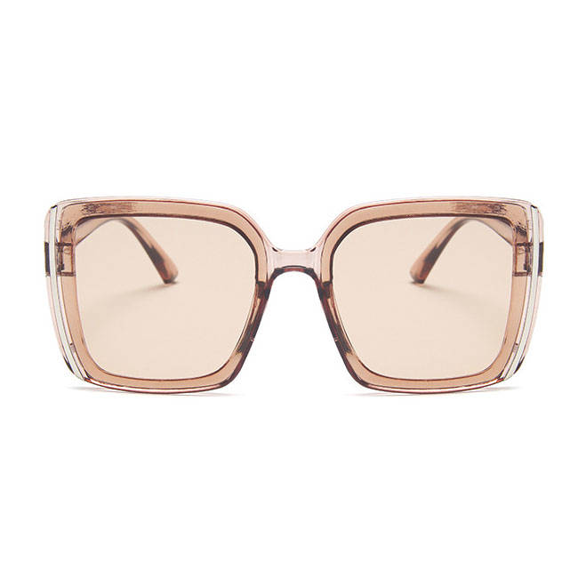 Wholesale Women Fashion Square Big Frame Sunglasses