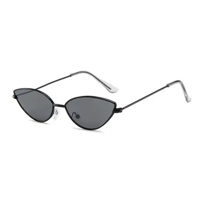 Women Metal Frame Cat-eye Sunglasses AC Lens