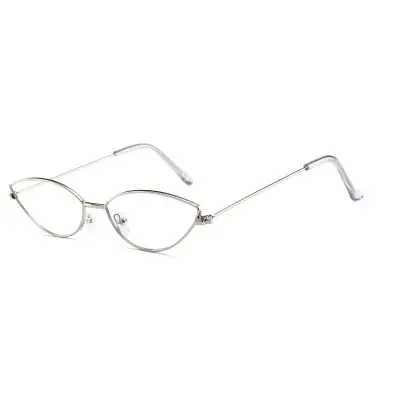Women Metal Frame Cat-eye Sunglasses AC Lens