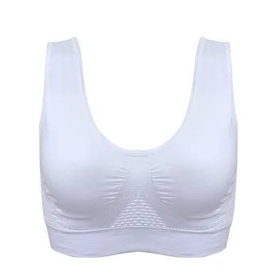 S-6XL Large Size Women Comfort Hollow Mesh Shockproof Support Fitness Bras